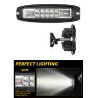 48W  LED Boat - DC9-60V  - Emmitt Color: White -  Black casing - WK-48BT-W - AZLED